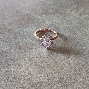 Pandora Rose Gold Teardrop Ring